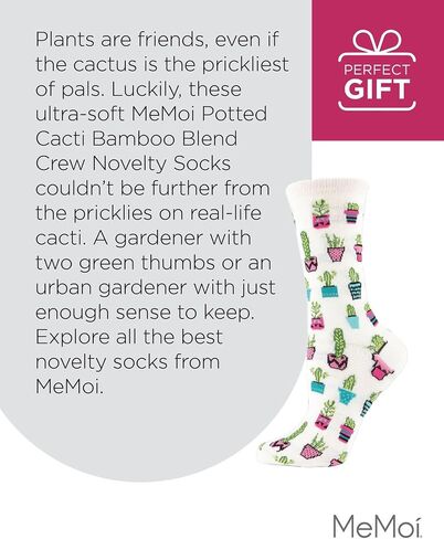 جوارب MeMoi بوعاء Cacti Rayan Blend Crew in Saudi Arabia