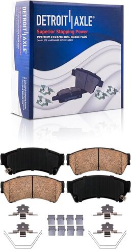 Detroit Axle - Front Brake Kit for Ford Fusion Mazda 6 Lincoln MKZ Zephyr Mercury Milan Disc Brake Rotors Ceramic Brakes Pads Replacement Brake Kit in Saudi Arabia