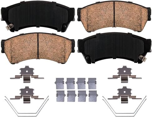 Detroit Axle - Front Brake Kit for Ford Fusion Mazda 6 Lincoln MKZ Zephyr Mercury Milan Disc Brake Rotors Ceramic Brakes Pads Replacement Brake Kit in Saudi Arabia