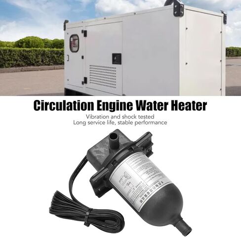 Engine Block Heater FS-001-2 2000W 8.3A Constant Temperature 50 ℃, Self Circulating Generator Thermostat Coolant Pre Heater for Trucks Gas Engines(110V) in Saudi Arabia