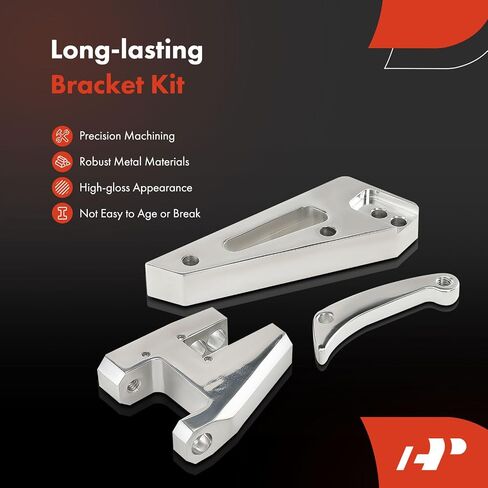 A-Premium Polished Aluminum Alternator Bracket Kit Compatible with Chevy Small Block 1955-1968, with Short Water Pump in Saudi Arabia