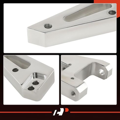 A-Premium Polished Aluminum Alternator Bracket Kit Compatible with Chevy Small Block 1955-1968, with Short Water Pump in Saudi Arabia