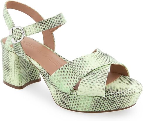 Aerosoles Women's Cosmos Heeled Sandal, Silver, 10.5 Wide in Saudi Arabia