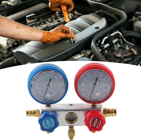 مجموعة المقياس المنوع AC مجموعة R410A R22 R404 أدوات شحن المبرد 3 طريقة ضغط التشخيص لأنظمة تكييف الهواء in Saudi Arabia