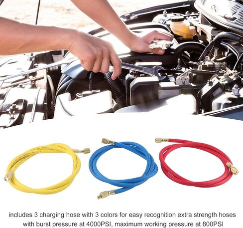 مجموعة المقياس المنوع AC مجموعة R410A R22 R404 أدوات شحن المبرد 3 طريقة ضغط التشخيص لأنظمة تكييف الهواء in Saudi Arabia