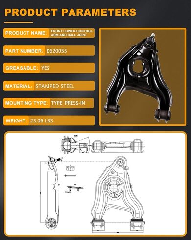 16pc Set 2WD Front Lower Upper Control Arm Fit 1997-2003 For Ford For F-150 Expedition For F-250 For Lincoln Blackwood Navigator Ball Joint Idler Pitman Arm Outer Inner Tie Rod Sway Bar Link in Saudi Arabia