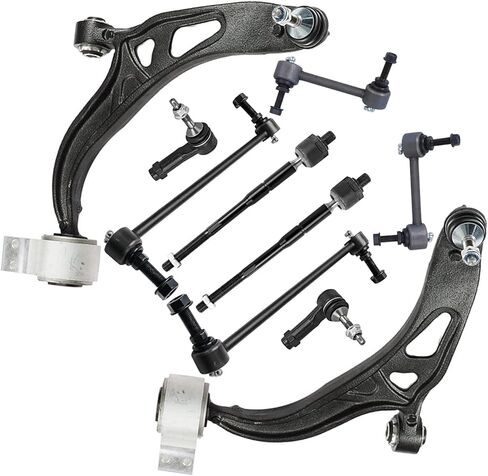 Detroit Axle-10pc الأمامية الطفرة الأمامية لفورد 2011-2018 Explorer 2013-2018 أداة اعتراض الشرطة ، 2 أذرع التحكم السفلية مع مفصل الكرة 4 خارجي الداخلية قضبان 4 روابط البشر الخلفية الأمامية in Saudi Arabia