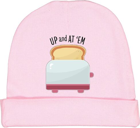 inktastic Up and at 'Em- Breakfast Humor Baby Beanie Hat in Saudi Arabia