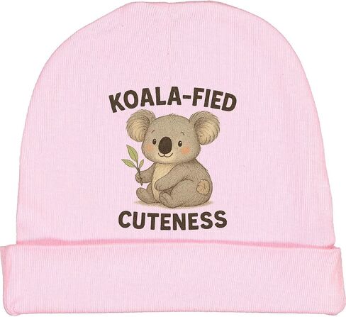inktastic Adorable Koala-Fied Cuteness Baby and Kids Outfit Baby Beanie Hat in Saudi Arabia