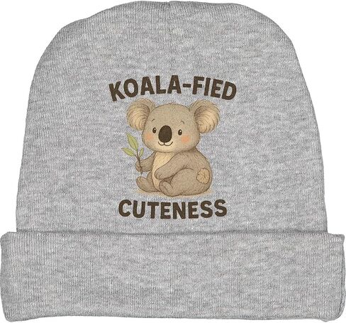 inktastic Adorable Koala-Fied Cuteness Baby and Kids Outfit Baby Beanie Hat in Saudi Arabia