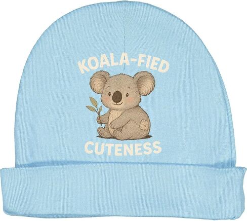 inktastic Koala Fied Cuteness Adorable Koala Illustration Baby Beanie Hat in Saudi Arabia