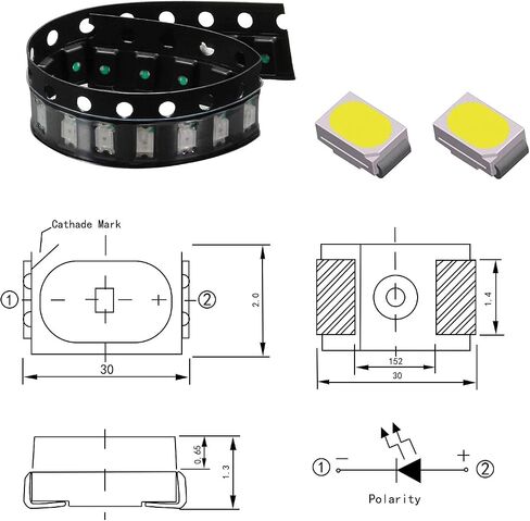 24 Values 1200PCS 0603 0805 1206 SMD LED Diode Lights Assorted Kit,Super Bright Lighting Bulb Lamps,Electronics Components Light,Emitting Diodes,Yellow, red, Blue, Green, White, orange in Saudi Arabia