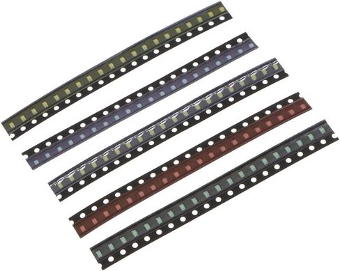 24 Values 1200PCS 0603 0805 1206 SMD LED Diode Lights Assorted Kit,Super Bright Lighting Bulb Lamps,Electronics Components Light,Emitting Diodes,Yellow, red, Blue, Green, White, orange in Saudi Arabia