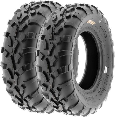زوج من 2 Sunf 25x11-12 AT-XC ATV/UTV إطارات على الطرق الوعرة ، 6PR ، توجيه الاتجاهية | A010 in Saudi Arabia