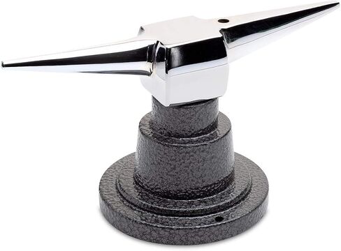 Eastwood Trim Anvil with Stand Stainless Steel Trim-Forming Tool - Unique Handle for Balance - Conical and Pyramid Tapered Horns - Square Flat Center in Saudi Arabia