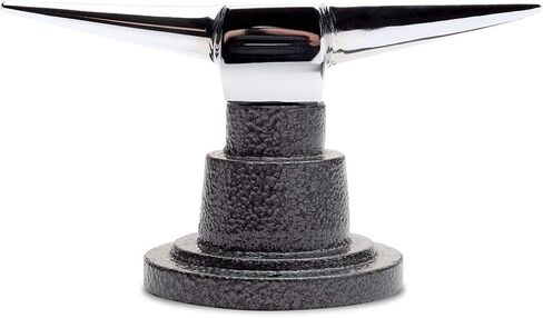 Eastwood Trim Anvil with Stand Stainless Steel Trim-Forming Tool - Unique Handle for Balance - Conical and Pyramid Tapered Horns - Square Flat Center in Saudi Arabia