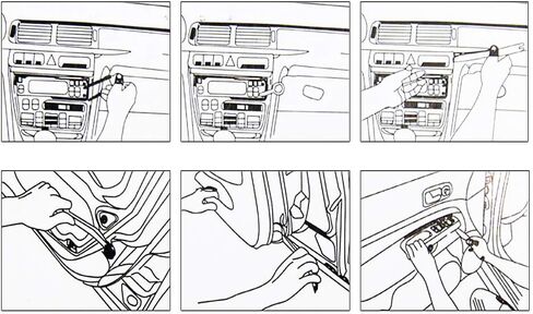 Auto Trim Removal Tool Kit, Set of 5 Pcs in Saudi Arabia