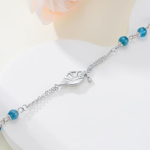 Spoon Bracelet 925 Sterling Silver Amethyst Spoon Bracelet for Women Spoon Jewelry Gifts for Amethyst Lover in Kuwait