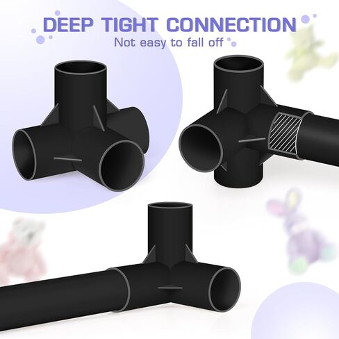 Trycooling تخزين الحيوانات المحشوة حديقة الحيوانات المحشوة مساحة حفظ الحيوانات المحشوة العمودية تخزين PVC مع شريط مطاطي وشبكة لغرفة اللعب وغرفة النوم والحضانة (أبيض 1) in Kuwait