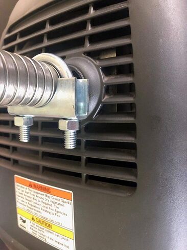 GenExhaust Compatible with Honda EU2200i/EU2000i/EU1000i Generator 1" Steel Exhaust Extension 5 Foot Length. in Kuwait