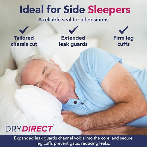 Dry Direct Ultimate Protective Underwear, Soft Cloth-Like Adult Diapers, Max Absorbency Disposable Incontinence Protection - Large (Pack of 14) in Saudi Arabia