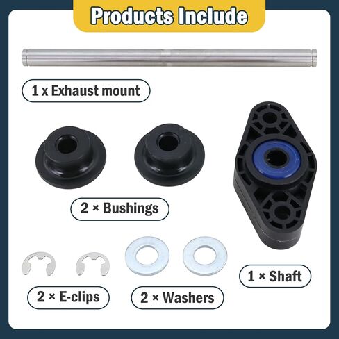 M136109K Exhaust Mount Bushing Kit Fit for Peterbilt 348 379 388 389 & Kenworth T600 T680 T800 W900, Replaces # M13-6001 M13-1009 in Saudi Arabia