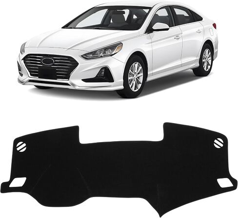 Autorder Dashboard Cover Mat for 2008-2012 2013 2014 Hyundai Genesis Sedan 4 Door Accessories Dash Cover Upgrade Velvet Dash Mat Sunshade Glare UV Rays Protector in Saudi Arabia
