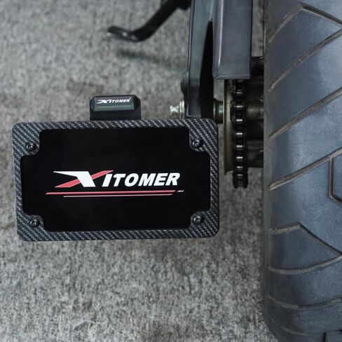 Xitomer Universal Side License Plate Holder Motorcycle License Plate Bracket With Led Plate Light Universal Side Fender Eliminator Side Motorcycle Tail Tidy in Saudi Arabia