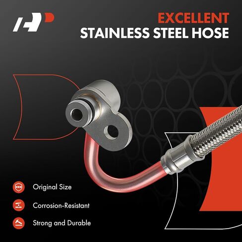A-Premium Turbocharger Oil Line Compatible with Audi A4 2009-2016, Q5 2010-2017, A5 2010-2016, A6 2012-2015, A4 Quattro 2009-2016, A4 allroad 2009-2016, A5 A6 Quattro, allroad in Saudi Arabia