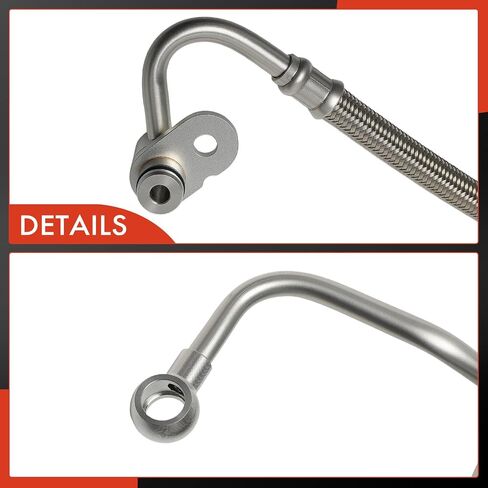 A-Premium Turbocharger Oil Line Compatible with Audi A4 2009-2016, Q5 2010-2017, A5 2010-2016, A6 2012-2015, A4 Quattro 2009-2016, A4 allroad 2009-2016, A5 A6 Quattro, allroad in Saudi Arabia