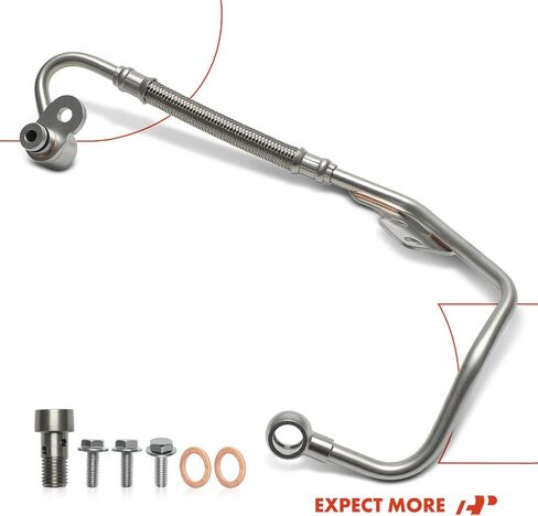 A-Premium Turbocharger Oil Line Compatible with Audi A4 2009-2016, Q5 2010-2017, A5 2010-2016, A6 2012-2015, A4 Quattro 2009-2016, A4 allroad 2009-2016, A5 A6 Quattro, allroad in Saudi Arabia