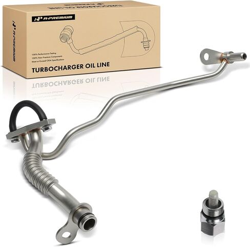 A-Premium Turbocharger Oil Line Compatible with Ford F-150 2011-2015, Transit-150 Transit-250 Transit-350 2015-2016, Transit-350 HD 2015-2016, Expedition 2015 & Lincoln Navigator 2015, Left Lower in Saudi Arabia