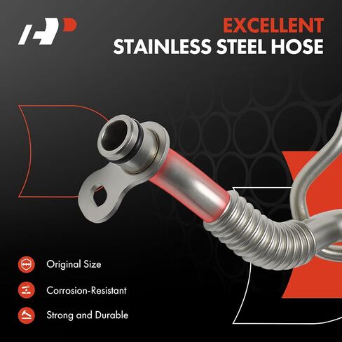 A-Premium Turbocharger Oil Line Compatible with Ford F-150 2011-2015, Transit-150 Transit-250 Transit-350 2015-2016, Transit-350 HD 2015-2016, Expedition 2015 & Lincoln Navigator 2015, Left Lower in Saudi Arabia