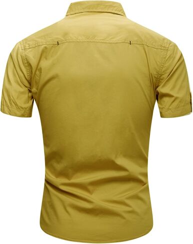 FREDD MARSHALL Men's Short Sleeve Regular-Fit Work Shirt in Saudi Arabia