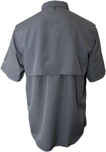 Men's Pescador Polyester Short Sleeve Fishing Shirt Wicking Fabric Sun Protection Casual Button Down Shirt in Saudi Arabia