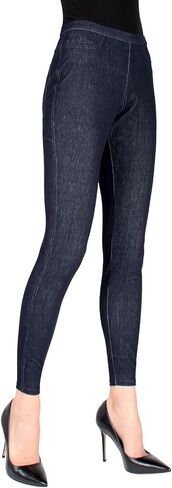 MeMoi High-Waisted Skinny Jean Leggings in Saudi Arabia
