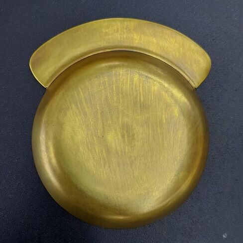 Gold Pocket Change Coin Dish Bowl Jewelry Tray Vintage Trinket Dish Antique Brass Retro Design Gold Plate Gifts for Housewarming, Wedding, Friends, Wife, Mom, Dad in Saudi Arabia