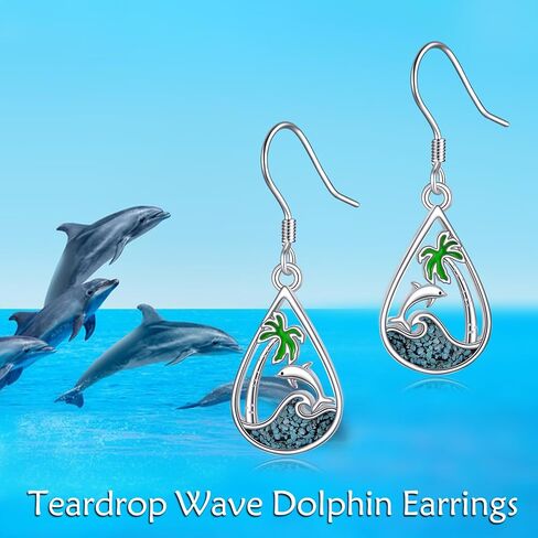 YFN Mountain Earrings Sterling Silver Lapis Lazuli Dangle Drop Earrings Jewelry Mountain Gifts for Women Girls in Saudi Arabia