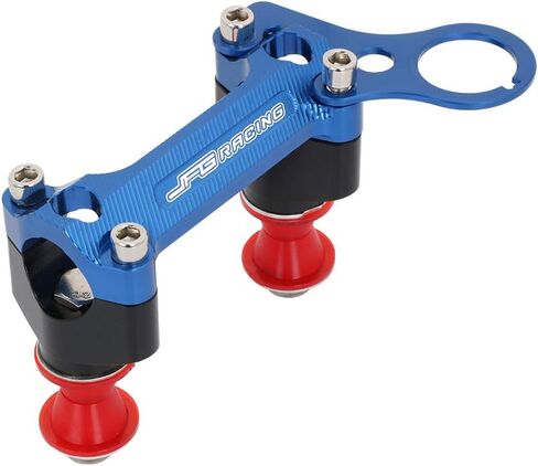 JFG Racing Dirt Bike Handerbar Riser لـ DRZ400SM ، مشابك الدراجات النارية CNC لشريط مقبض 28 مم لـ DRZ 400SM 2005-2024-Blue in Kuwait