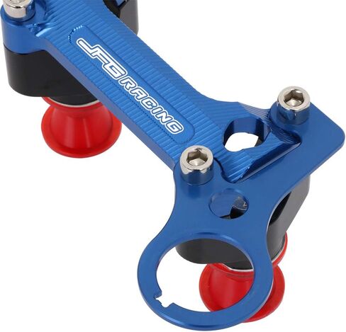 JFG Racing Dirt Bike Handerbar Riser لـ DRZ400SM ، مشابك الدراجات النارية CNC لشريط مقبض 28 مم لـ DRZ 400SM 2005-2024-Blue in Kuwait