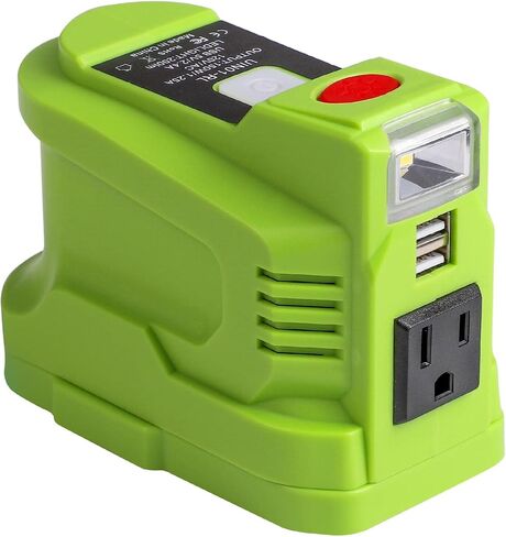 for Makita Powered Inverter Generator 150W for Makita Battery DC 18v to 110v AC Output, Portable Power Source USB Charger Adapter, for Makita Power Station with LED Light in Saudi Arabia