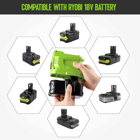 for Makita Powered Inverter Generator 150W for Makita Battery DC 18v to 110v AC Output, Portable Power Source USB Charger Adapter, for Makita Power Station with LED Light in Saudi Arabia