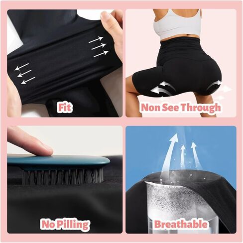 UBCUTE 2 Pack Women's Maternity Biker Shorts with Pockets-High Waist Black Workout Yoga Comfy Pregnancy Pants Over Belly in Saudi Arabia