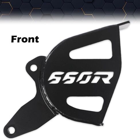 PIT66 سوداء الحالات السوداء للحالات المكسورة دليل واقي تغطية واقي واقي متوافق مع Yamaha Raptor 660 2001-2005 304 مسحوق الفولاذ المقاوم للصدأ مطلي 5LP154210100 5LP174660000 in Kuwait