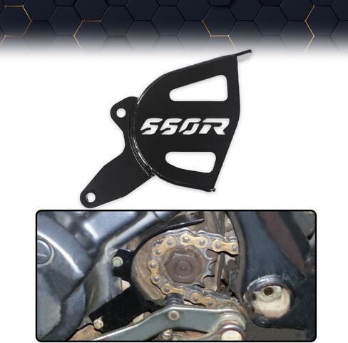 PIT66 سوداء الحالات السوداء للحالات المكسورة دليل واقي تغطية واقي واقي متوافق مع Yamaha Raptor 660 2001-2005 304 مسحوق الفولاذ المقاوم للصدأ مطلي 5LP154210100 5LP174660000 in Kuwait