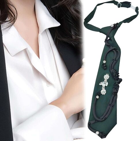 Trendy Women's Tie New Students Uniform Tie Unisex Simple Security Necktie For School And Special Event in Saudi Arabia