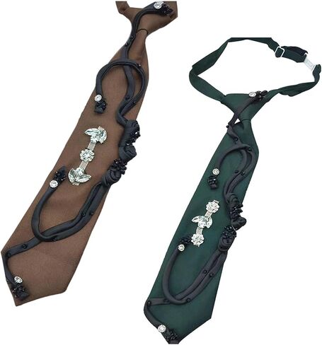 Trendy Women's Tie New Students Uniform Tie Unisex Simple Security Necktie For School And Special Event in Saudi Arabia