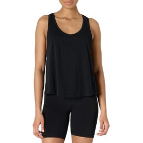 Amazon Essentials Women's Active Soft Cotton Racerback Relaxed Fit Lightweight Yoga Workout Tank with Drop Armholes in Kuwait