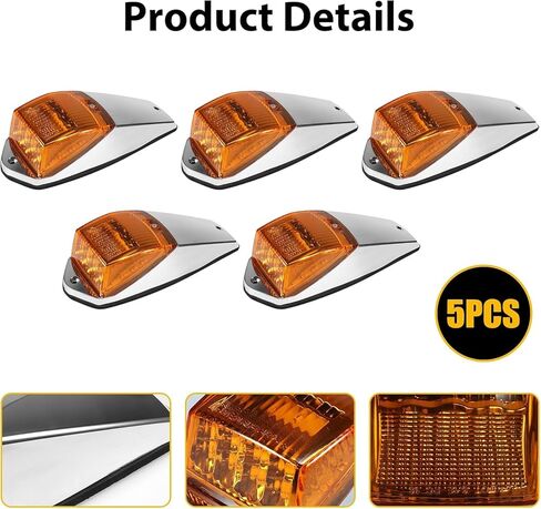 17LEL AMBER CAB MARKER LIGHT FLOURPROOTION ROOP RUDAL LIGH in Kuwait