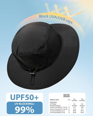 GADIEMKENSD UPF 50+ UV Protection Bucket Hat with Windproof Strap, Breathable & Quick-Dry Sun Hat for Fishing Hiking Outdoor in Saudi Arabia